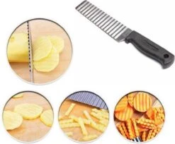 Merkloos Decoratiemes Met Ribbels