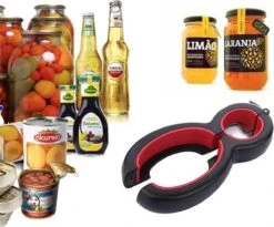 LOUZIR 6 In 1 Blikopener- Flesopener- Potopener- Deksel Opener- Gereedschap Om Doppen Van Flessen En Potten Te Verwijderen -Kookgerei Koning Verkoop 1200x994 12