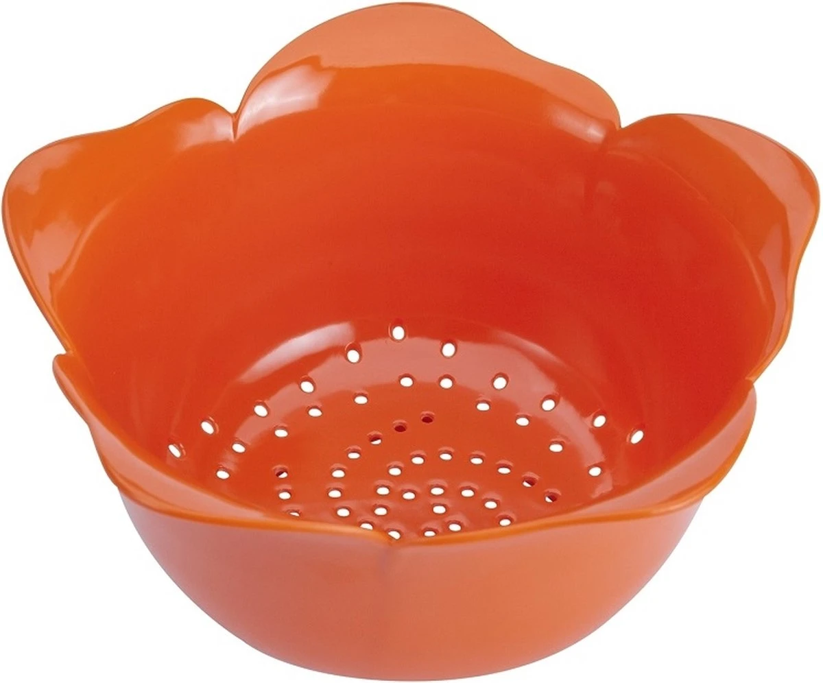 Zak!Designs Vergiet Bloem Mini - Ø16,5 Cm - Oranje 1 Zak!Designs Vergiet Bloem Mini - Ø16,5 Cm - Oranje