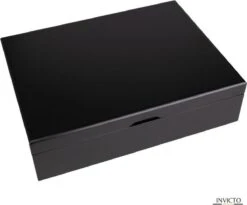 Invicto Products Theedoos 6 Vaks - Ruimte Voor 120 Theezakjes - Bamboe - Anti Slip En Anti Kras - Zwart -Kookgerei Koning Verkoop 1200x996 7