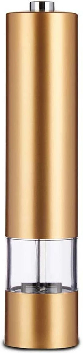 Kinvara Elektrische Zout/pepermolen 2 Stuks LED Kunststof Goud 23 Cm 2 Kinvara Elektrische Zout/pepermolen 2 Stuks LED Kunststof Goud 23 Cm - Afbeelding 2