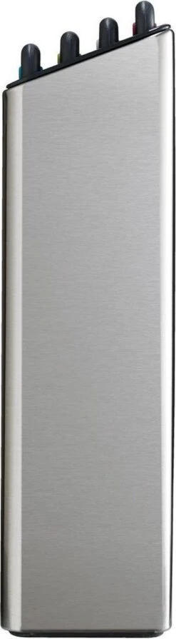 Joseph Joseph JosephJoseph - Folio - Steel - Snijplank - In Houder - Groot - Set Van 5 Stuks - Zilver -Kookgerei Koning Verkoop 331x1200 2