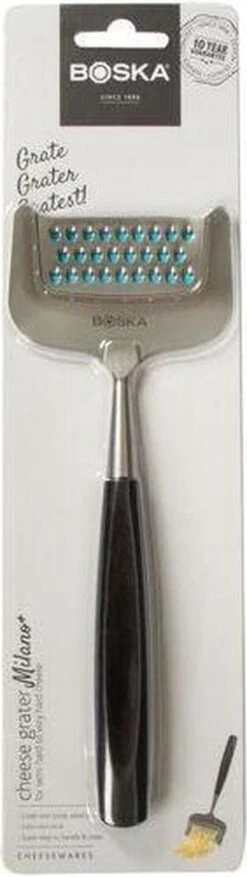 Boska Kaasrasp Milano+ - Keukenrasp - Handrasp - Handrasp Kaas - Kaasrasp Fijn - Citroenrasp – Groenterasp - Kaas Raspen - Handsrasp RVS - Vaatwasserbestendig - Keukengerei - Keuken Accessoires - 10 Jaar Garantie -Kookgerei Koning Verkoop 338x1200