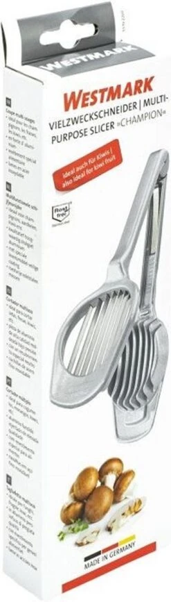 Westmark Champion Champignonsnijder 19,5 X 7,2 X 2,9 Cm - Aluminium - RVS -Kookgerei Koning Verkoop 342x1200 2