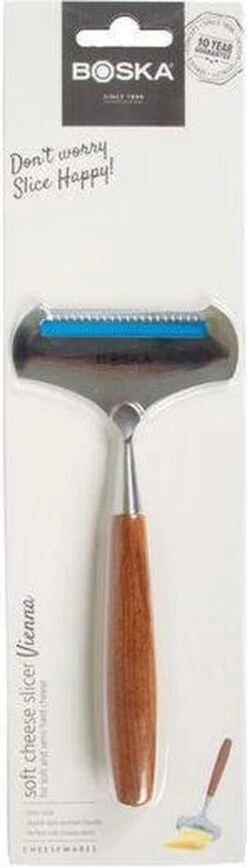 Boska Kaasschaaf Zacht Vienna - Kaasschaaf Jonge Kaas - Kaasschaaf Zachte Kaas - Kaasschaaf Houten Handvat - RVS - Kaasschaaf Die Niet Plakt - Keukengerei - Keuken Accessoires - - 10 Jaar Garantie -Kookgerei Koning Verkoop 342x1200