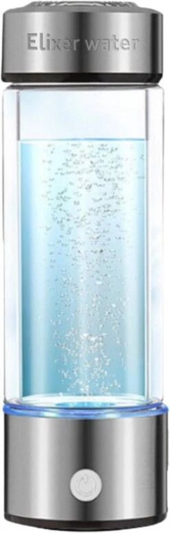 Merkloos Waterstof Generator – H2 Water – Water Generator – 450 Ml – Hydrogen Water Generator – Gezond Water - Waterfles – Waterfilterfles - Superfood – Anti Age – Anti Rimpel – Ontsteking En Pijn Verminderen - Hydratie – Hersteltijd Verbeteren