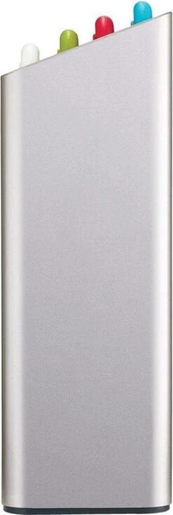 Joseph Joseph JosephJoseph - Folio - Snijplank - In Houder - Medium - Set Van 5 Stuks - Zilver -Kookgerei Koning Verkoop 403x1200 1