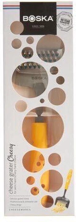 Boska Kaasrasp Cheesy - Kaasrasp Harde Kaas - Kaasrasp Voor Oude Kaas - Vaatwasserbestendig - Gele Kaasrasp - Multifunctionele Kaasschaaf - RVS - Keukengerei - Keuken Accessoires - 10 Jaar Garantie -Kookgerei Koning Verkoop 411x1200 1