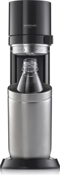 SodaStream DUO - Zwart - Incl. Quick Connect Koolzuurcilinder - Met 1 Glazen En 1 Herbruikbare Plastic Fles -Kookgerei Koning Verkoop 416x1200 1