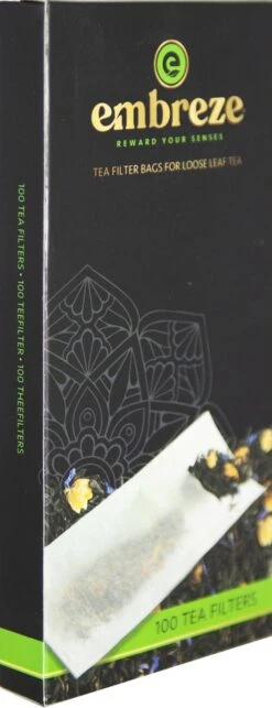 Embreze Theefilter Voor Losse Thee | 100% Chloorvrij | 100 Theefilters -Kookgerei Koning Verkoop 461x1200 3