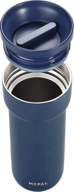 Mepal Isoleerbeker Ellipse 475 Ml – Houdt Je Drankje 6 Uur Warm En 10 Uur Koud – Nordic Denim – Koffiebeker To Go – Lekdicht – Thermosbeker -Kookgerei Koning Verkoop 462x1200
