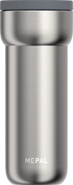 Mepal Isoleerbeker Ellipse 475 Ml – Houdt Je Drankje 6 Uur Warm En 10 Uur Koud – Natural Brushed – Koffiebeker To Go – Lekdicht – Thermosbeker -Kookgerei Koning Verkoop 478x1200