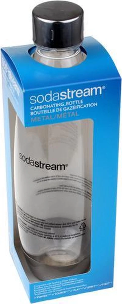 SodaStream - Herbruikbare Fles Metaal - 1 Liter 4 SodaStream - Herbruikbare Fles Metaal - 1 Liter - Afbeelding 4
