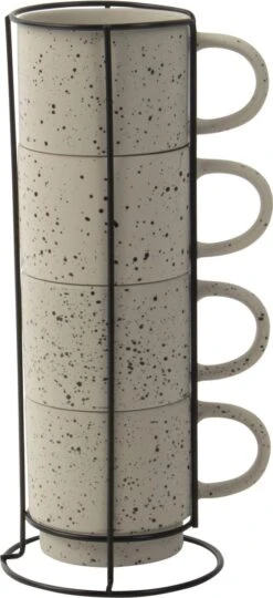 Gusta Rek Met Mokken Ivoor 350 Ml - 4 Stuks 6 Gusta Rek Met Mokken Ivoor 350 Ml - 4 Stuks -Kookgerei Koning Verkoop 549x1200 2