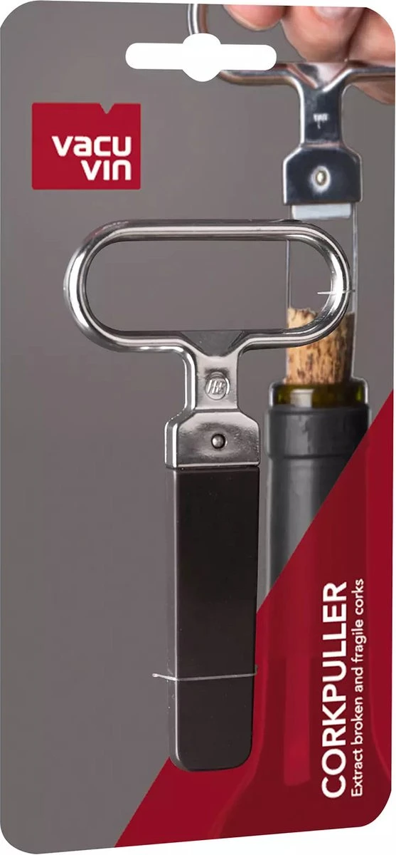 Kurkentrekker - Universeel - RVS - Vacuvin 3 Kurkentrekker - Universeel - RVS - Vacuvin - Afbeelding 3