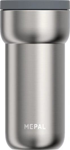 Mepal Isoleerbeker Ellipse 375 Ml – Houdt Je Drankje 4 Uur Warm En 8 Uur Koud – Natural Brushed – Koffiebeker To Go – Lekdicht – Thermosbeker -Kookgerei Koning Verkoop 564x1200