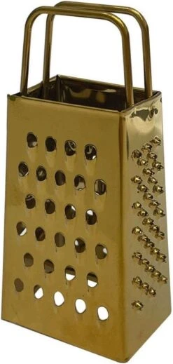 Amberblokjes Rasp Goud -mini Rasp - Rasp Voor Amberblokje-geurblokje- Geurbrander-mini Knoflook Rasp-cadeau Tip - Moederdag Cadeau