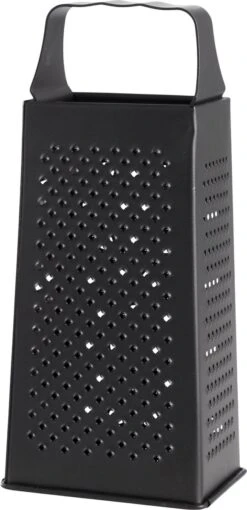 DAY Rasp - Blokrasp - RVS - 4 Zijden - Kaasrasp - Handrasp - Zwart