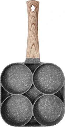 Alora 4-Delige Pannenkoekenpan - Pannenkoeken Maker - Cakemaker - Omeletpan - Omeletmaker - Eierpan - Koekjes Maker - 4-in-1 Pannenset -Kookgerei Koning Verkoop 611x1200 4