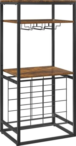 IN.HOMEXL - Sheaf - Wijnrek Voor 20 Flessen - Industrieel - Wijnrek Metaal - Bruin / Zwart - Flessenrek - 52 X 40 X 113 Cm 19 IN.HOMEXL - Sheaf - Wijnrek Voor 20 Flessen - Industrieel - Wijnrek Metaal - Bruin / Zwart - Flessenrek - 52 X 40 X 113 Cm -Kookgerei Koning Verkoop 624x1200 1