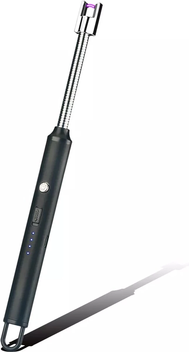 Merkloos Papillon - Lange Elektrisch Aansteker - USB Oplaadbaar - Flexibele Aansteker - Gasfornuis - Kaarsjes - BBQ - Zwart 1 Merkloos Papillon - Lange Elektrisch Aansteker - USB Oplaadbaar - Flexibele Aansteker - Gasfornuis - Kaarsjes - BBQ - Zwart