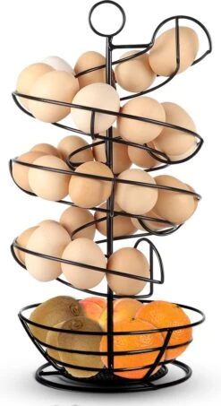 Eiermand – Eierrek – Eierhouder – Eieren – Zwart - Pasen - Tot 40 Eieren - BAULK® -Kookgerei Koning Verkoop 654x1200 1