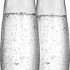 SodaStream - 2-pack Glazen Karaf 1L - Past Alleen Op SodaStream DUO