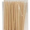 Merkloos 50x Bamboe Houten Sate Prikkers/spiezen 15 Cm - Hapjes Barbecue/grill Sate Stokjes
