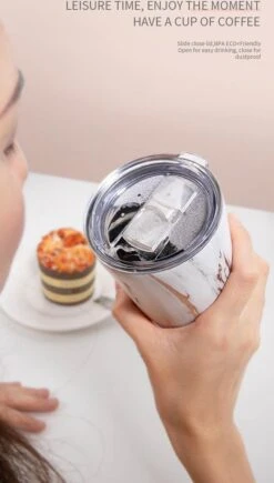 DRINKONLOVE - SHAKEY GOLD - Drinkbeker Met Rietje - RVS - 480 Ml -Kookgerei Koning Verkoop 681x1200