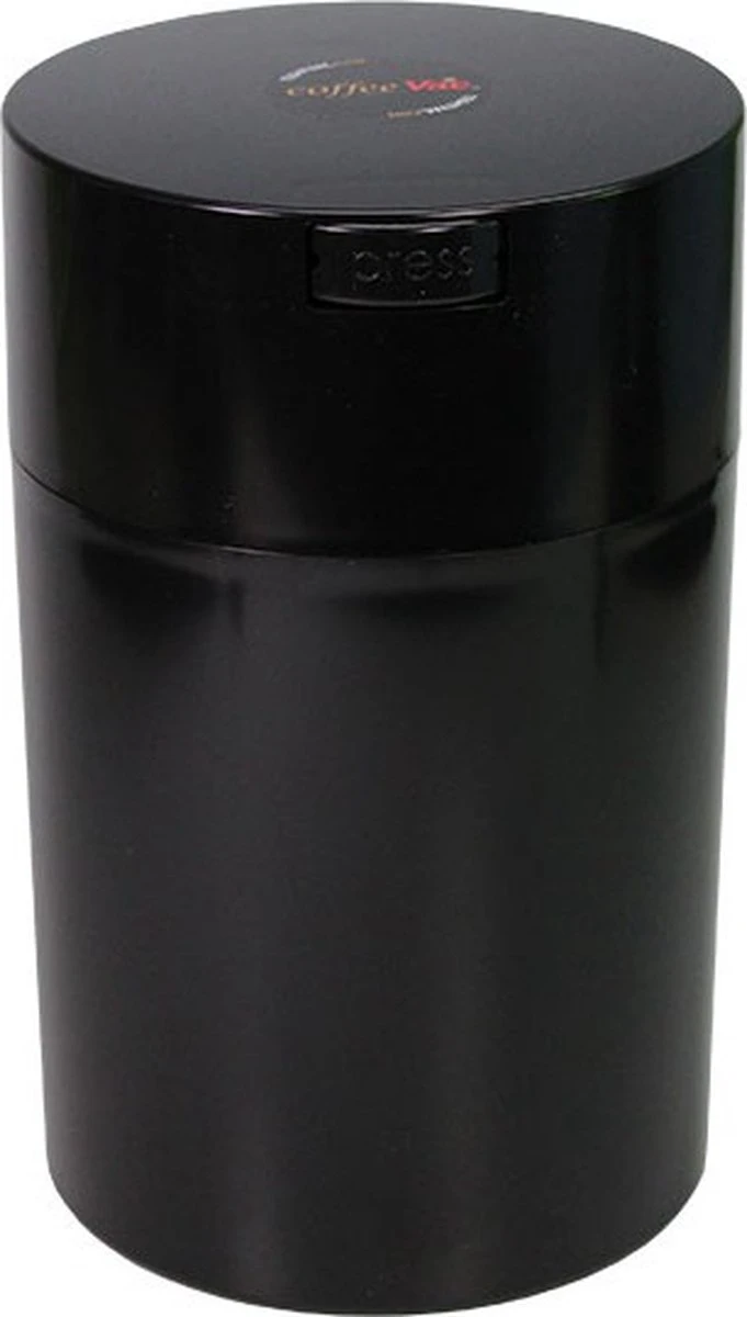 CoffeeVac 1.85L - 500g - Koffie Bewaarbus Luchtdicht - Zwart 2 CoffeeVac 1.85L - 500g - Koffie Bewaarbus Luchtdicht - Zwart - Afbeelding 2