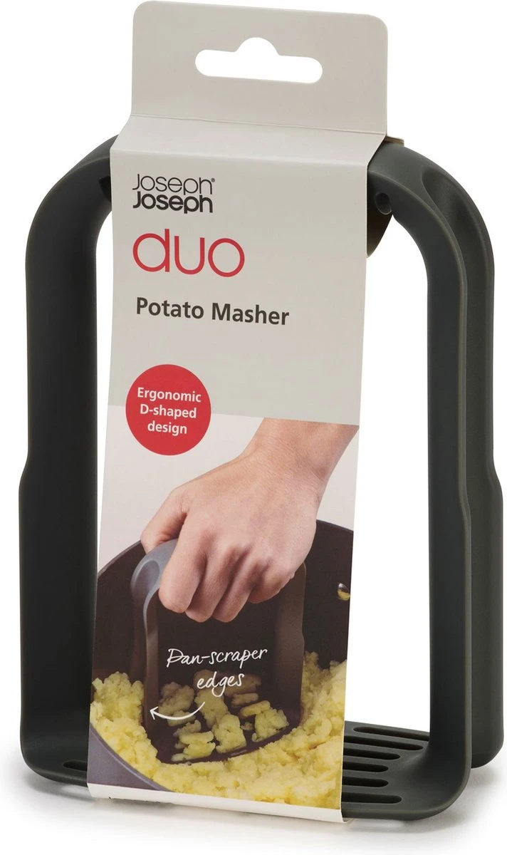 Pureestamper - Ergonomisch - Zwart - Joseph Joseph | Duo 3 Pureestamper - Ergonomisch - Zwart - Joseph Joseph | Duo - Afbeelding 3