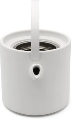 Bredemeijer - Theeset Umea Theepot 1.2L Met Theelichtwarmer - Mat Wit -Kookgerei Koning Verkoop 718x1200 2