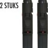Pen Torch Black Turbo - 2 Stuks - Aansteker - Gasbrander, Torch, Jet Torch, Torch, Stormaansteker, Windproof, Stormvlam - Gasaansteker - Gasbrander - Vuurwerk - Kaarsen- Hervulbaar