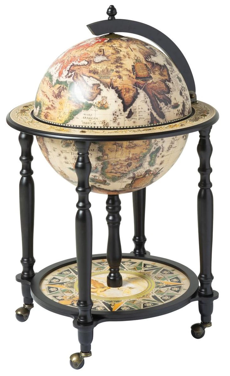 Brulo - Wereldbol - Globe - Globebar - Lorentz - 45 Cm Diameter 2 Brulo - Wereldbol - Globe - Globebar - Lorentz - 45 Cm Diameter - Afbeelding 2