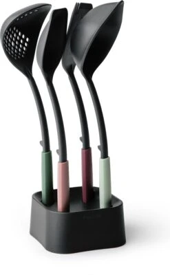 Brabantia Tasty+ Kookgerei Set - 4-delig Plus Houder - Mixed Colours -Kookgerei Koning Verkoop 741x1200 2