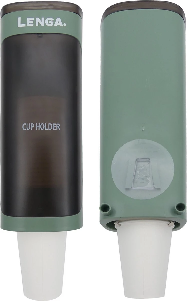 Lenga Bekerhouder - Bekerdispenser - Kartonnen Bekers - Koffiebekers - Bekertjes Houder 1 Lenga Bekerhouder - Bekerdispenser - Kartonnen Bekers - Koffiebekers - Bekertjes Houder