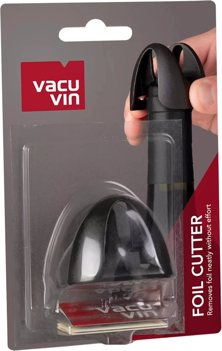 Capsule-snijder ('Omhulselsnijder') Voor Wijnfles - Vacuvin -Zwart 3 Capsule-snijder ('Omhulselsnijder') Voor Wijnfles - Vacuvin -Zwart - Afbeelding 3