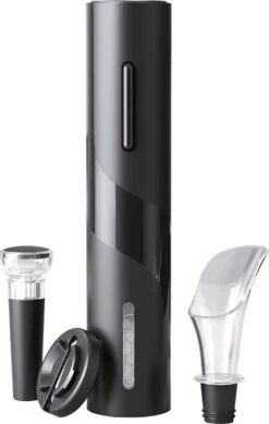 Merkloos Elektrische Kurkentrekker - Wijnopener - Luxe Set - Wijn Opener Accessoires - Kurkentrekker - Flessenopener - Wijnstopper - Foliesnijder - Complete Set