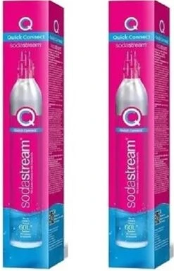 SodaStream Quick Connect CO2 Roze Cilinder - Voordeelpakket 2 Stuks