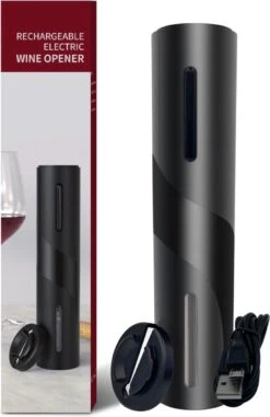 Elektrische Kurkentrekker - Elektrische Wijnopener - Wijnopener - Automatische Kurkentrekker - Wijn Accessoires - USB Oplaadbaar – Foliesnijder 11 Elektrische Kurkentrekker - Elektrische Wijnopener - Wijnopener - Automatische Kurkentrekker - Wijn Accessoires - USB Oplaadbaar – Foliesnijder -Kookgerei Koning Verkoop 778x1200 2