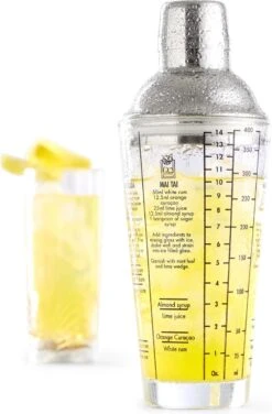 Merkloos DAY - Cocktailshaker - 400ml - Met Opdruk Van Recepten -Kookgerei Koning Verkoop 789x1200 4
