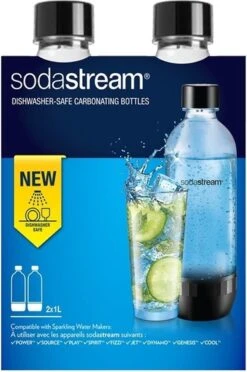 SODASTREAM - Duo-pack Flessen Classic 1L - Vaatwasbestendig - 1042260310 7 SODASTREAM - Duo-pack Flessen Classic 1L - Vaatwasbestendig - 1042260310 -Kookgerei Koning Verkoop 797x1200 8