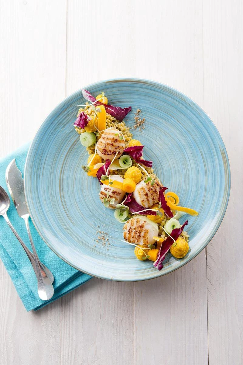 Cosy & Trendy Turbolino Plat Bord - Ø 27 Cm - Blauw - Set-6 3 Cosy & Trendy Turbolino Plat Bord - Ø 27 Cm - Blauw - Set-6 - Afbeelding 3