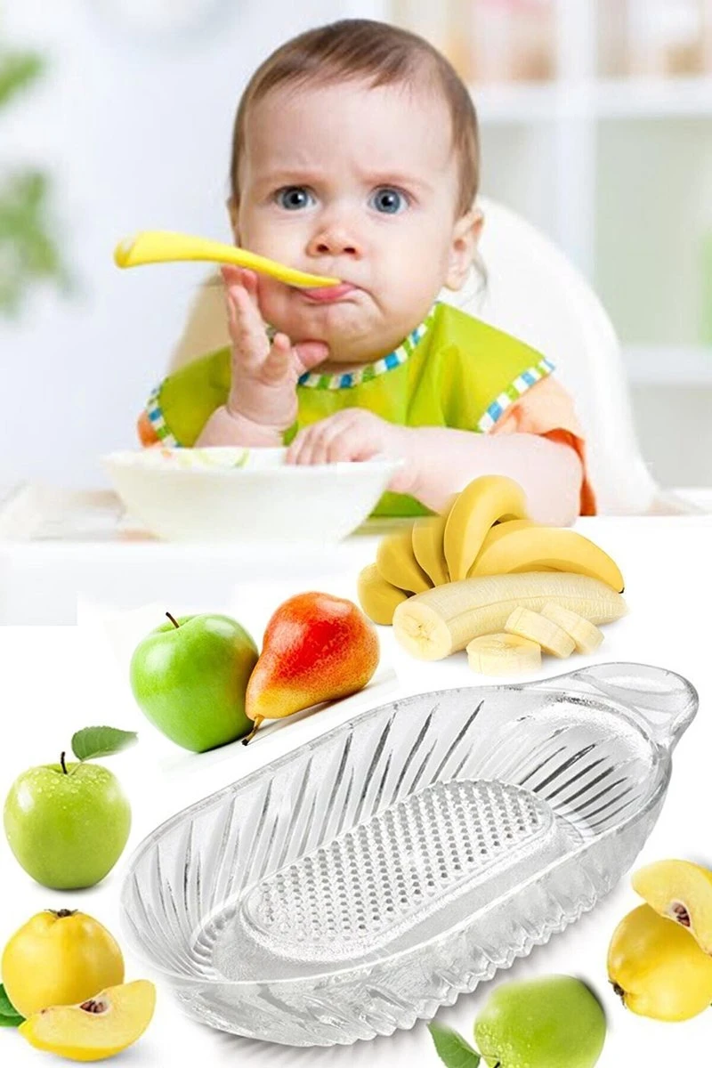 Akcam - Glazen Gember En Fruitrasp 'Fruttare' - Appelrasp Voor Baby's 3 Akcam - Glazen Gember En Fruitrasp 'Fruttare' - Appelrasp Voor Baby's - Afbeelding 3