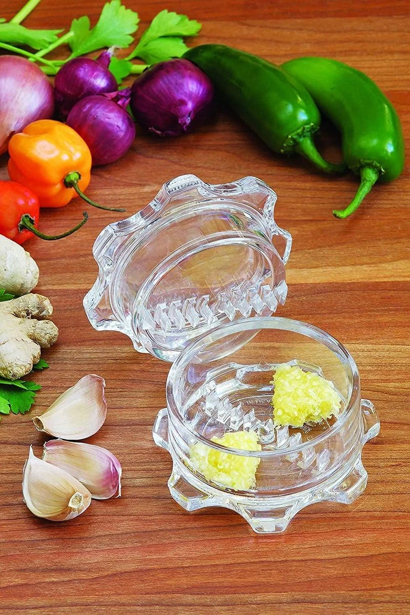 Garlicmaster Knoflookpers - Ook Voor Kruiden En Noten - Paars 5 Garlicmaster Knoflookpers - Ook Voor Kruiden En Noten - Paars - Afbeelding 5