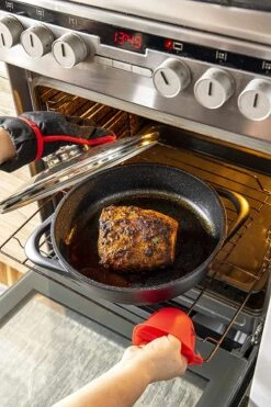 Smile 10-Delige Pannenset - Anti Aanbaklaag - Vaatwasser Bestendig - Zwart - MGK-17 18 Smile 10-Delige Pannenset - Anti Aanbaklaag - Vaatwasser Bestendig - Zwart - MGK-17 -Kookgerei Koning Verkoop 800x1200 171