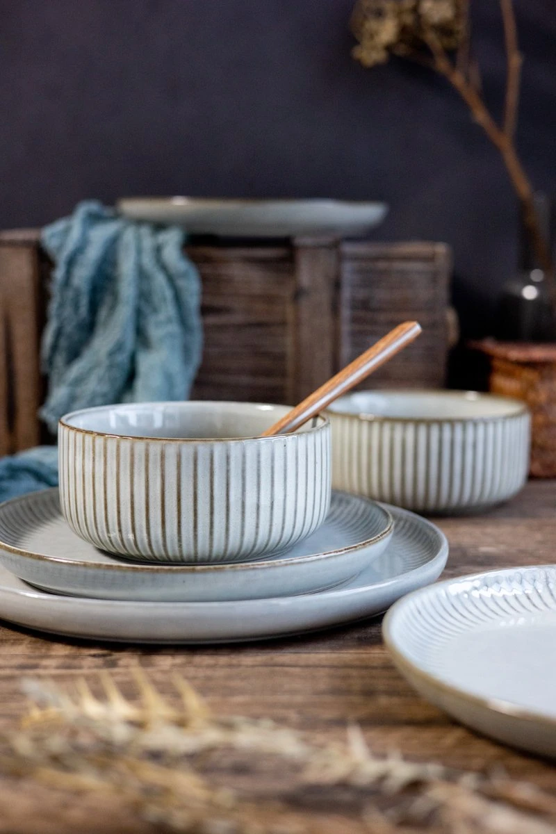 Selinex Stoneware - Serviesset - Grijs - 16 Delig 4 Persoons - CADEAUTIP - CADEAU 2 Selinex Stoneware - Serviesset - Grijs - 16 Delig 4 Persoons - CADEAUTIP - CADEAU - Afbeelding 2