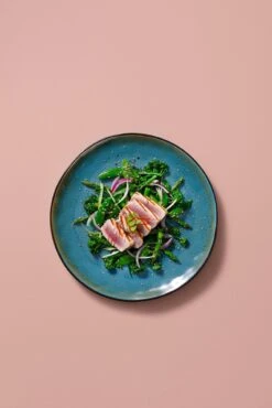 Palmer Serviesset Lotus Stoneware 6-persoons 24-delig Zwart Turquoise -Kookgerei Koning Verkoop 801x1200 6