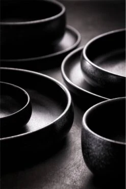 Maastricht Porselein Bord Diep Universe 21 Cm Zwart Porselein 1 Stuk(s) -Kookgerei Koning Verkoop 802x1200 1