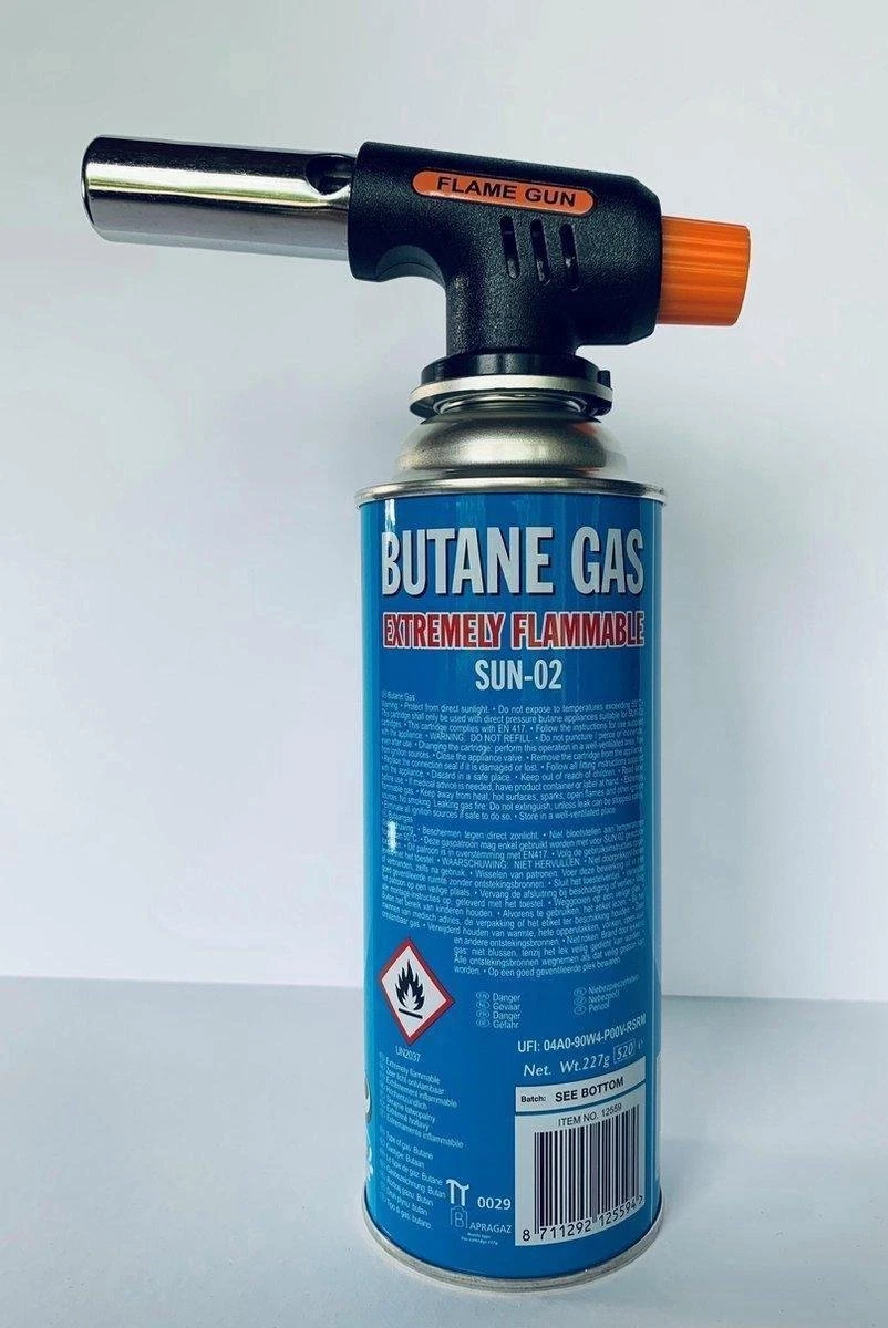 Gift Land® Crème Brûlée Brander- Inclusive Gasfles 3 Gift Land® Crème Brûlée Brander- Inclusive Gasfles - Afbeelding 3